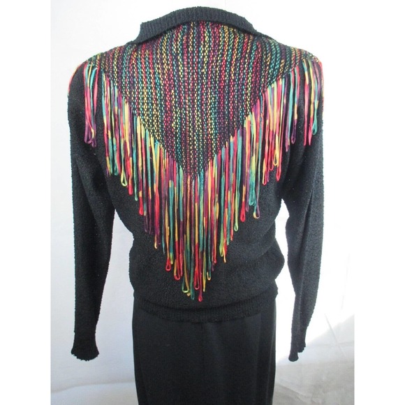 Manra & Mei M Mary Sui Sweater Knit OOAK Thread Clothing Art - Picture 6 of 10